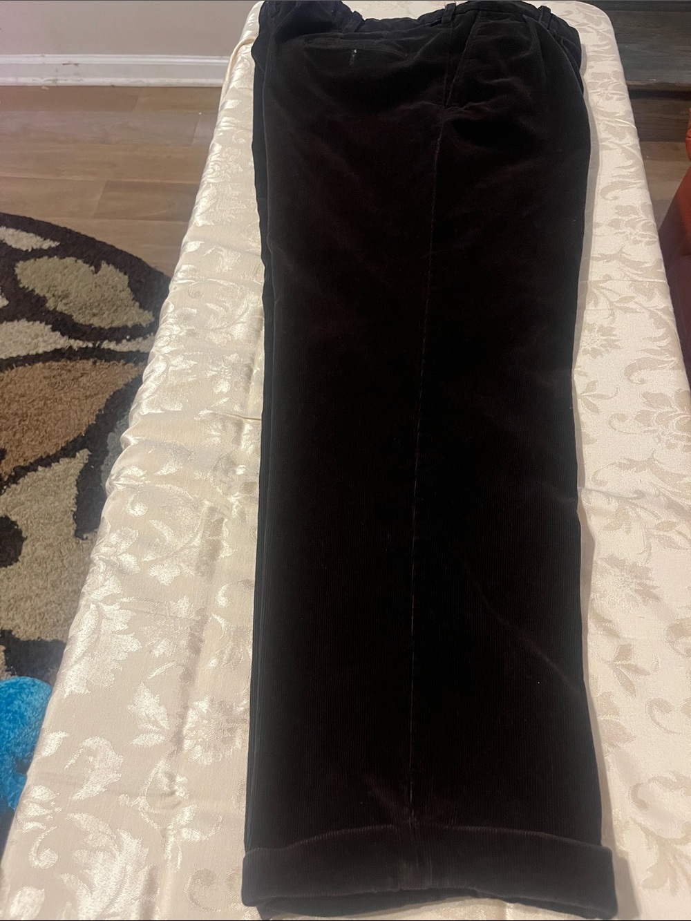 Men's Black Corduroy Pants - Classic Straight Fit